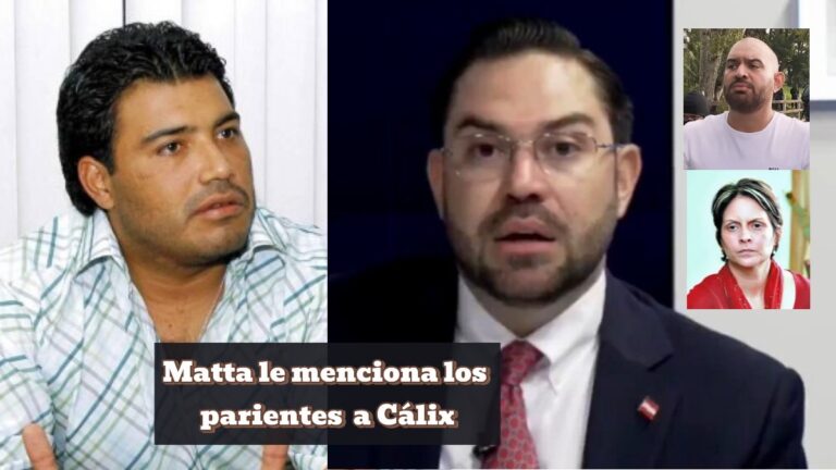 Ramón Matta le mencionó los parientes a Jorge Cálix tras encontronazo en televisión